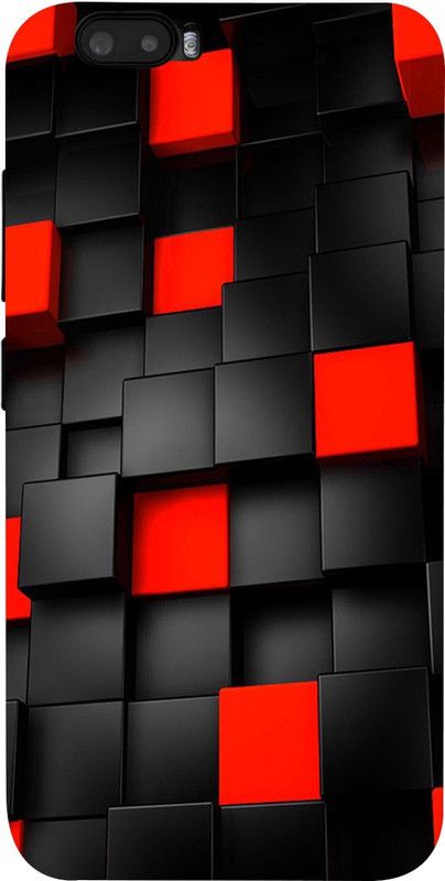METOO Back Cover for Swipe Elite Dual, Black Red Box design back cover, Elite Dual Printed back cover Print :: 658  (Multicolor, Flexible, Silicon, Pack of: 1)