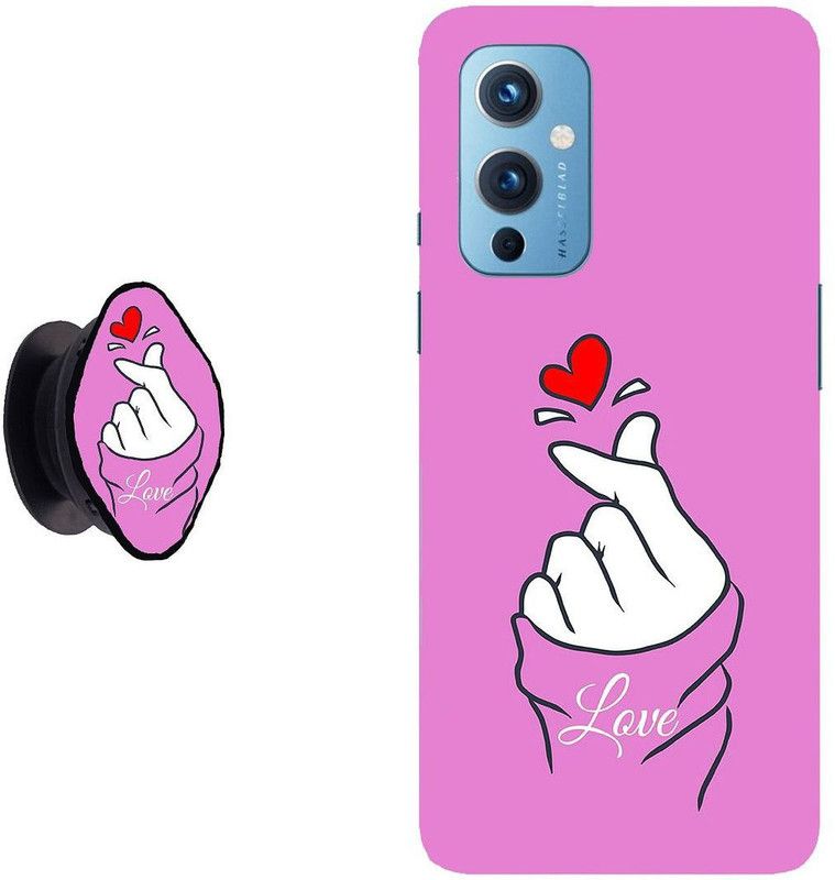 SPBR Back Cover for OnePlus 9 Pro  (Pink, White, Cases with Holder)