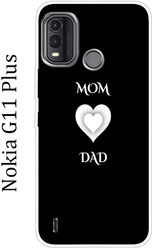 BeauCase Back Cover for Nokia G11 Plus  (Black, Grip Case, Silicon, Pack of: 1)