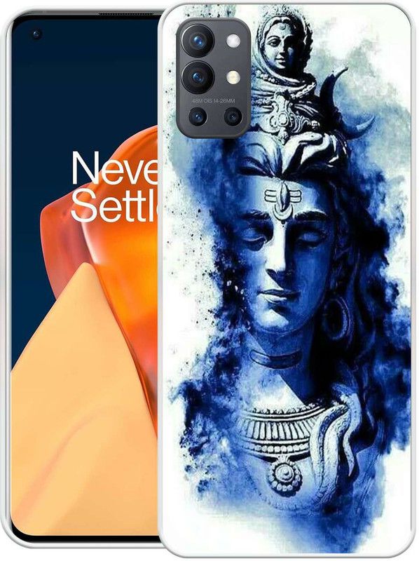 BAILAN Back Cover for OnePlus 9R  (Blue, Grip Case, Silicon, Pack of: 1)