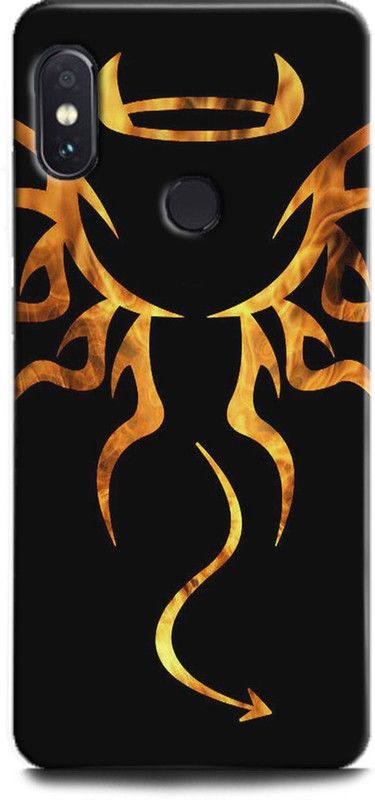 INTELLIZE Back Cover for Mi Redmi Note 5 Pro/ MZB6084IN devil,Printed  (Multicolor, Shock Proof, Pack of: 1)