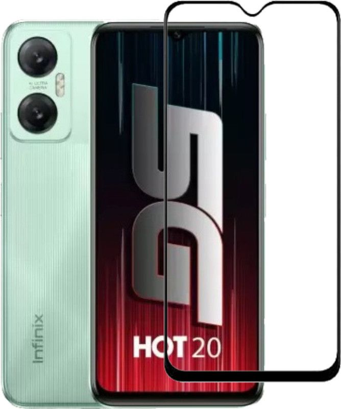 DSCASE Edge To Edge Tempered Glass for Infinix HOT 20 5G, Infinix HOT 20, infinix HOT 20 5G  (Pack of 1)