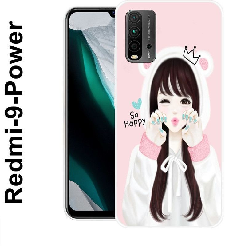 REDFLY Back Cover for Redmi 9 Power  (Multicolor, Grip Case, Silicon)