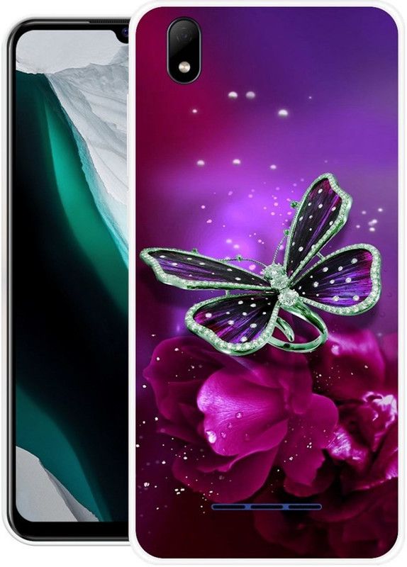 SUPER CASE Back Cover for Lava Z62  (Multicolor, Grip Case, Silicon)