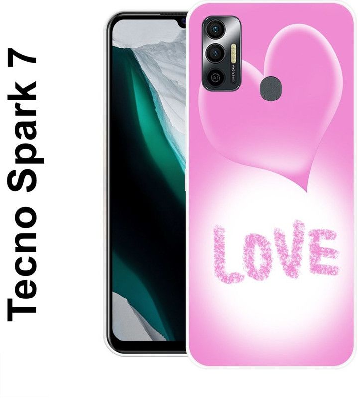 SIMAWAT Back Cover for Tecno Spark 7, Tecno Spark 7T  (Multicolor, Grip Case, Silicon)