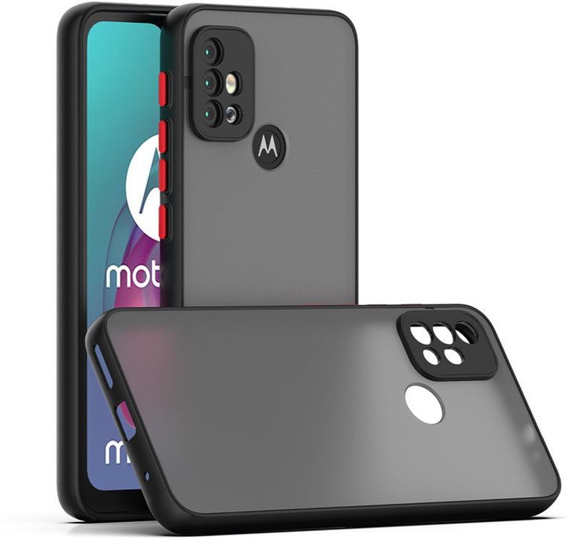 Casener Back Cover for Motorola Moto G30, Motorola G30, Moto G30  (Black, Camera Bump Protector, Pack of: 1)