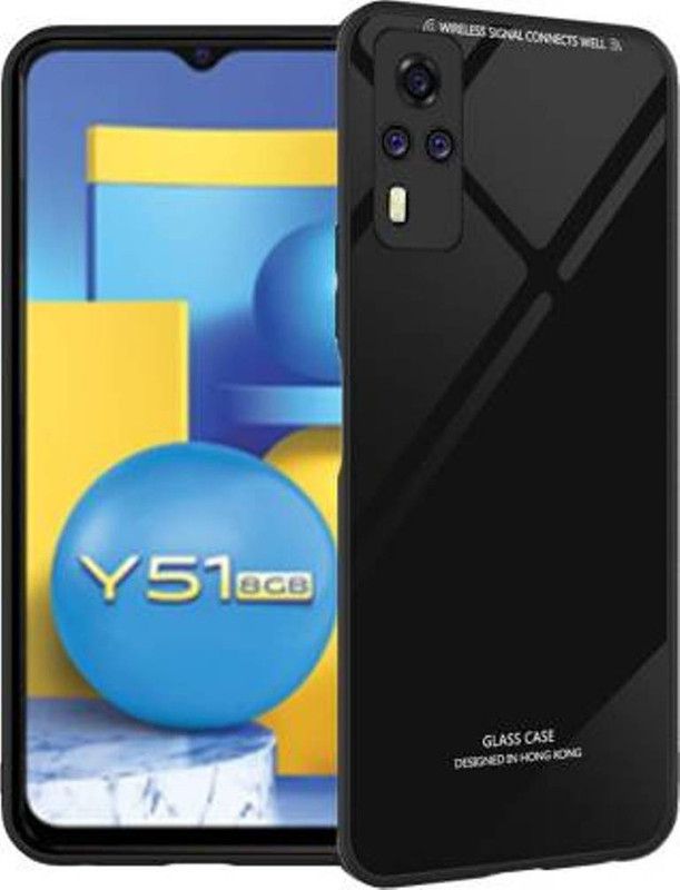 Krish Tech Back Cover for Vivo Y51A, Vivo Y51 2020, Y31 2020  (Black, Shock Proof, Pack of: 1)