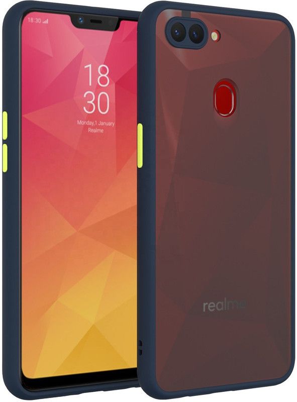 Instyle Back Cover for Realme 2  (Blue, Camera Bump Protector, Pack of: 1)