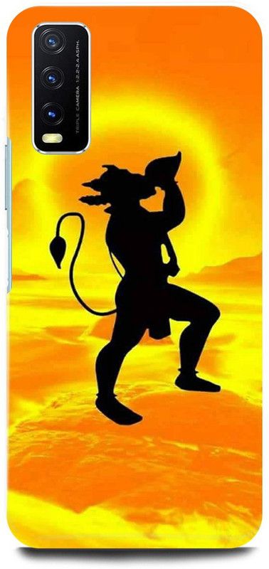 play fast Back Cover for Vivo Y20A, v2054 HANUMAN, JI, JAI,SHREE, RAM  (Yellow, Hard Case, Pack of: 1)