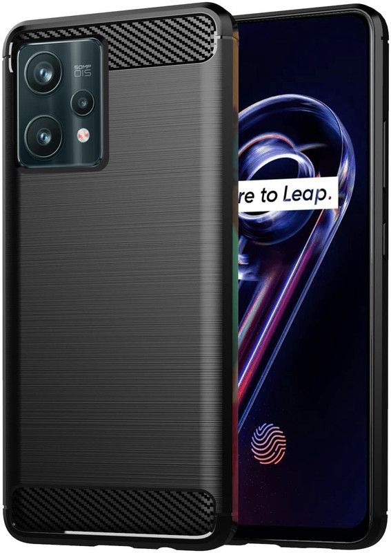 Asmantic Back Cover for Realme C35  (Black)
