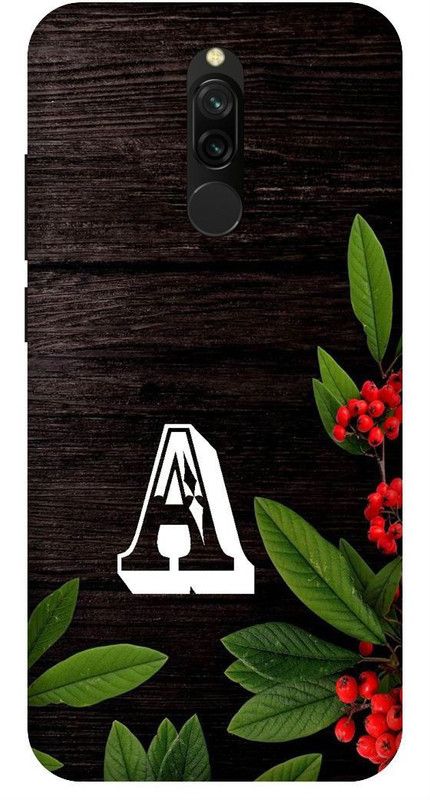 SSMORYA Back Cover for Mi Redmi 8 A Letter Printed Back Cover  (Multicolor, Waterproof, Pack of: 1)