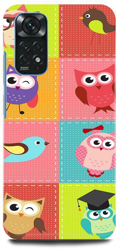 play fast Back Cover for POCO M4 Pro OWL, NIGHT, WATCH, CARTOON, OWL, TRIPPY, OWL  (Multicolor, Hard Case, Pack of: 1)
