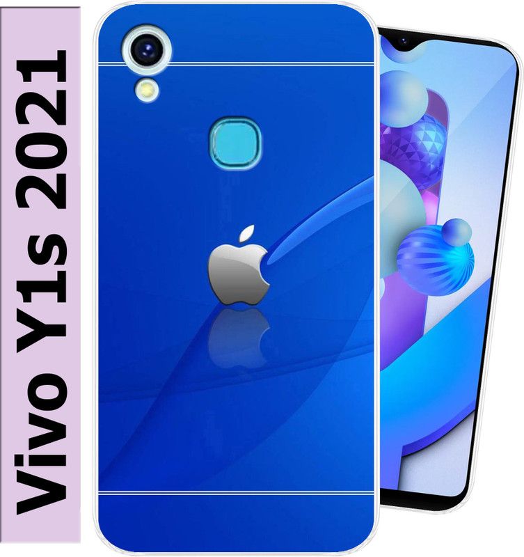 Goldista Back Cover for Vivo Y1s 2021  (Multicolor, Flexible, Silicon, Pack of: 1)