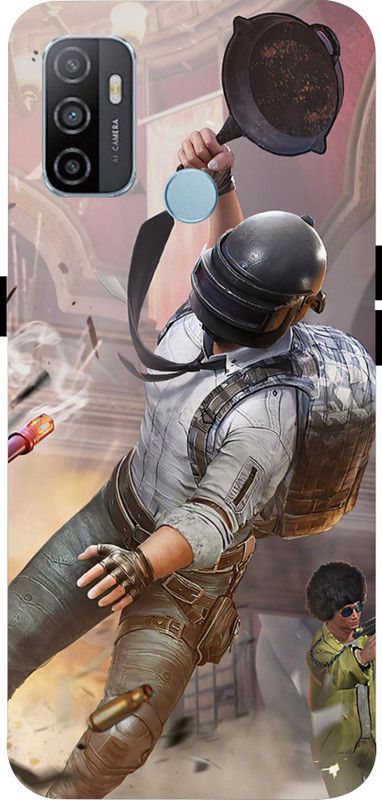 LIKELOOK Back Cover for Oppo A53 2020, Oppo A33 2020, ( Pubg, Free Fire, M416, AWM )  (Multicolor, Shock Proof, Pack of: 1)