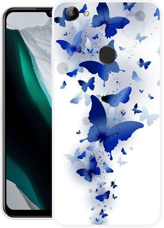 RJ14 (Online) Back Cover for Lava Z81, XOLO Era 5X  (White, Blue, Grip Case, Silicon)
