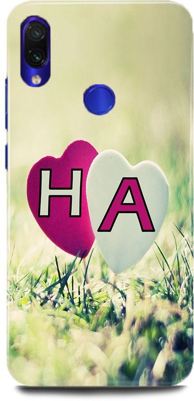 MP ARIES MOBILE COVER Back Cover for Redmi 7/M1810F6LI,H Loves A Name,H Name, A Letter, Alphabet,H Love A NAME  (Multicolor, Hard Case, Pack of: 1)