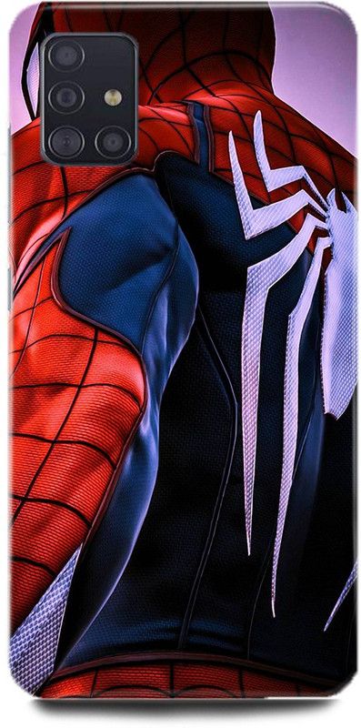 MP ARIES MOBILE COVER Back Cover for SAMSUNG Galaxy A51, Spiderman Logo The Amazing Spiderman Marval Superhero trap spider  (Multicolor, Hard Case, Pack of: 1)