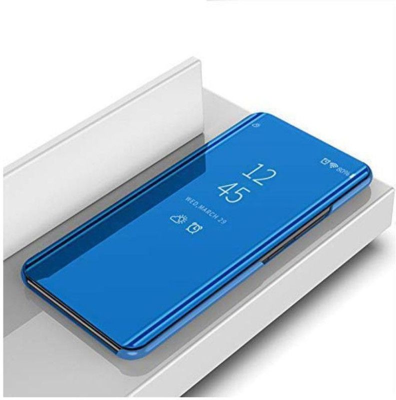 FLIPMART COVER Flip Cover for SAMSUNG GALAXY M01  (Blue, Pack of: 1)