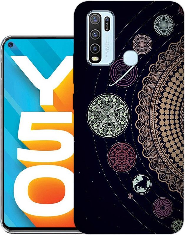 kridha Back Cover for Vivo Y50 back cover | Vivo 1935 back cover | Vivo 1935 | Design_122  (Multicolor, Flexible, Silicon, Pack of: 1)