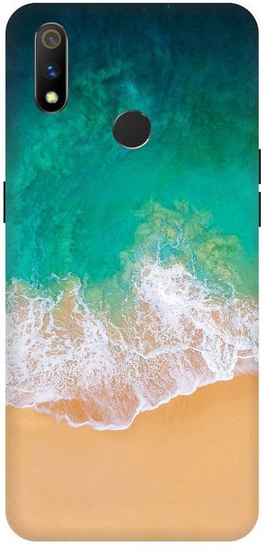 URCHIN Back Cover for Realme 3 ocean, sea, green sea, iphone, wallpaper, water  (Multicolor, Shock Proof, Pack of: 1)