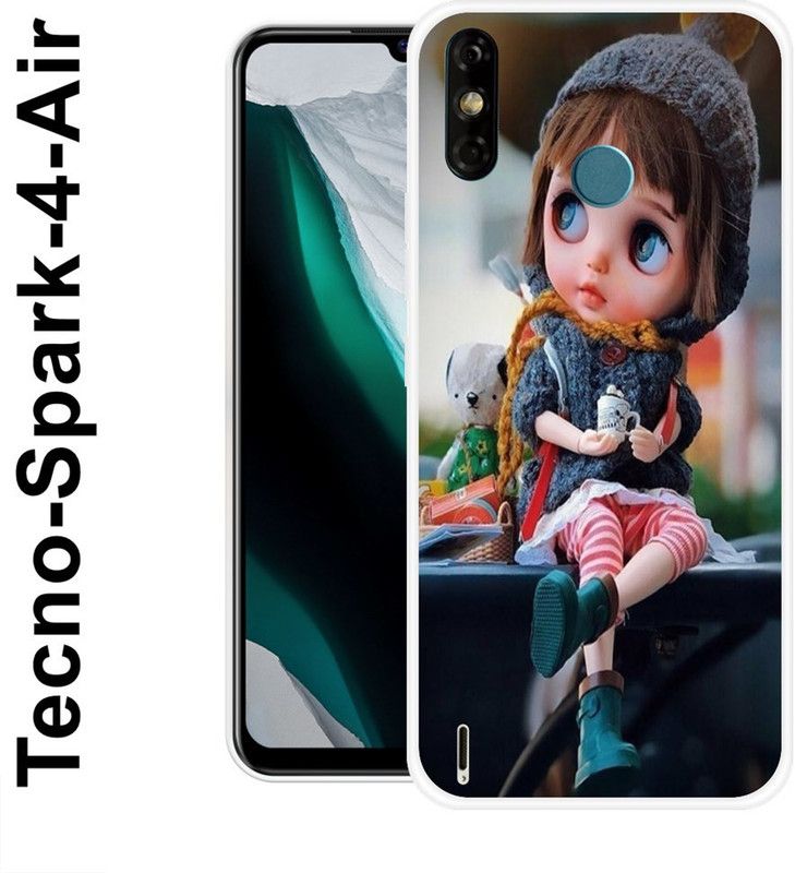redfly Back Cover for Tecno Spark 4 Air  (Multicolor, Silicon)