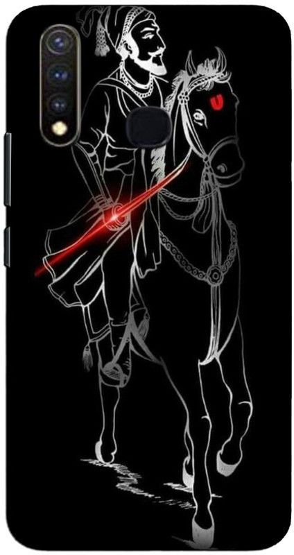 CROKIAN Back Cover for Vivo Y19 Shivaji Back Cover  (Multicolor, Hard Case, Pack of: 1)