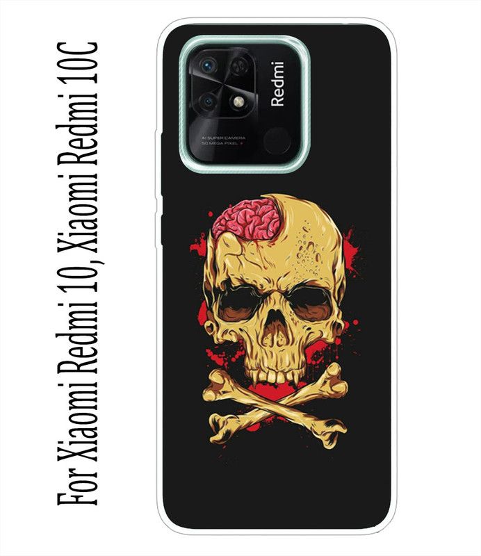 BeauCase Back Cover for Xiaomi Redmi 10, Xiaomi Redmi 10C  (Multicolor, Grip Case, Silicon, Pack of: 1)