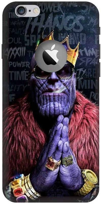 BYXIS Back Cover for iphone 6 cut Thanos, Avengers, end game, villain, super villain, marval, Thanos  (Multicolor, Shock Proof, Pack of: 1)