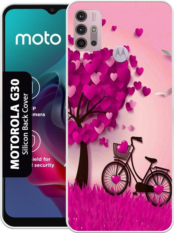 Mizlox Back Cover for Motorola Moto G30  (Multicolor, Grip Case, Silicon, Pack of: 1)