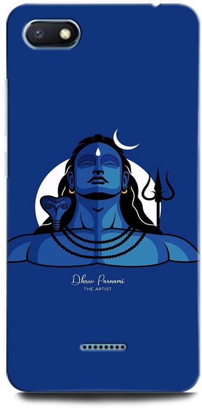 INTELLIZE Back Cover for Redmi 6A M1805C3DI SHIVJI, LORD SHIVA, MAHADEV, BHOLENATH, NEELKHANT  (Multicolor, Hard Case, Pack of: 1)
