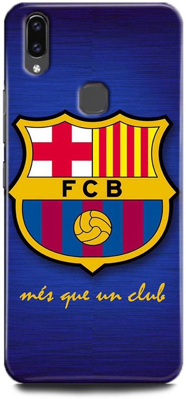 FIKORA Back Cover for Vivo Y95/1807 FC BARCELONA PRINTED  (Multicolor, Hard Case, Pack of: 1)