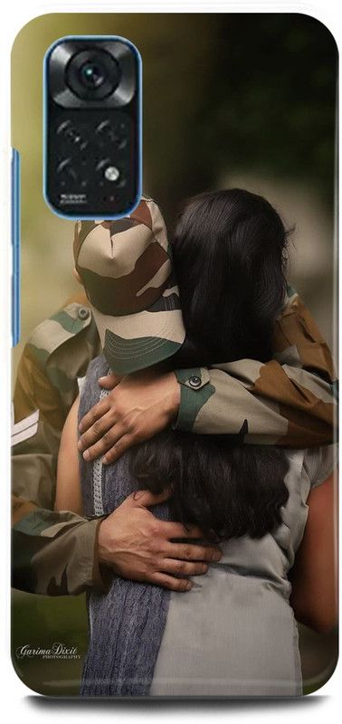 FIKORA Back Cover for Redmi Note 11, INDIAN, ARMY, SOLDIER, COMOFLAG  (Khaki, Hard Case)
