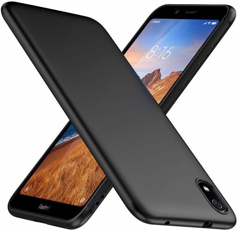 AB PRIME Back Cover for Redmi 7A  (Black, Shock Proof, Pack of: 1)