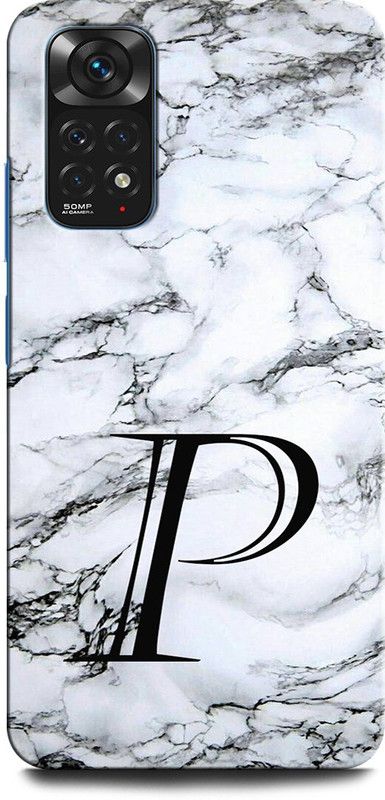 ORBIQE Back Cover for Redmi Note 11s P, P LETTER, P ALPHABET, DESIGN  (Multicolor, Hard Case, Pack of: 1)