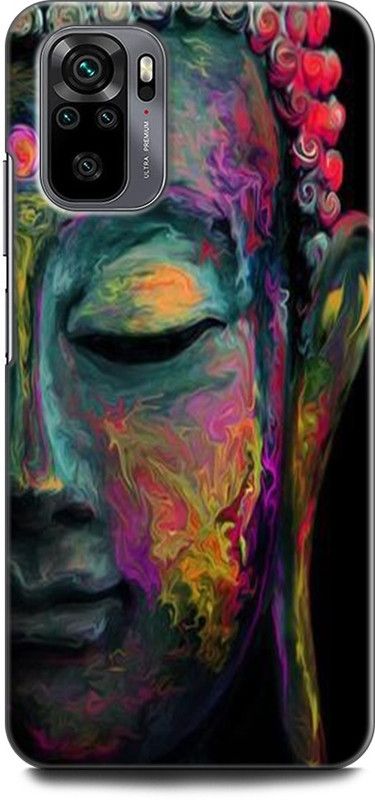 KEYCENT Back Cover for REDMI Note 10S GAUTAMA BUDDHA, GOD, LORD, ABSTRACT ART, PANTING  (Multicolor, Pack of: 1)