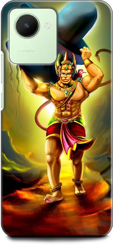WallCraft Back Cover for Realme Narzo 50i Prime, RMX3506 HANUMAN JI, LORD HANUMAN, GOD, SHIVLING  (Multicolor, Dual Protection, Pack of: 1)