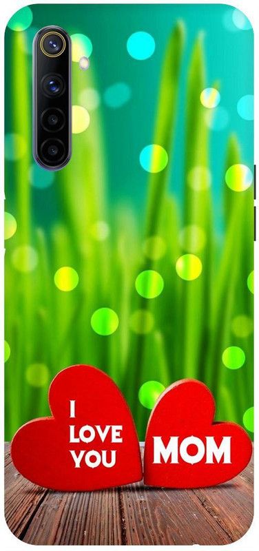 Voleano Back Cover for Realme 6 (Mom dad .love mom dad,heart beat, back cover  (Multicolor, Waterproof, Pack of: 1)
