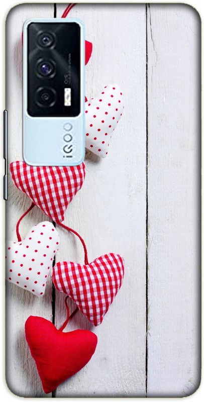 iprinto Back Cover for iQOO 7, iQOO 7 5G Love Theme Back Cover  (White, Hard Case, Pack of: 1)