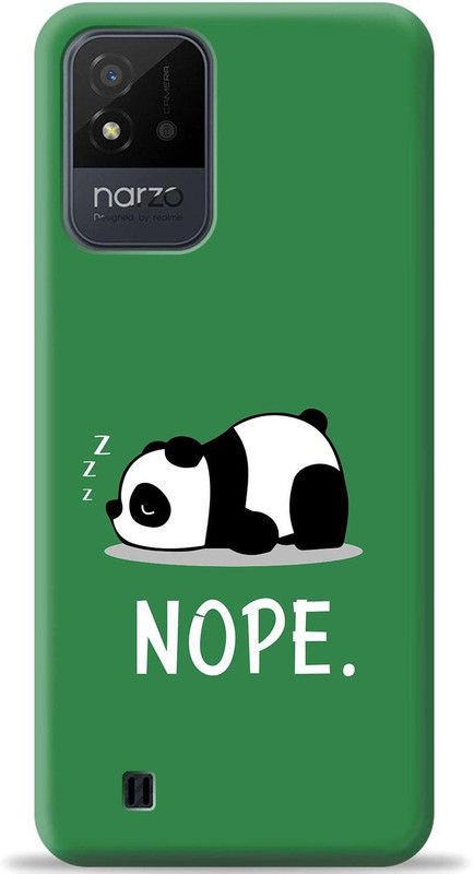 Dreamer Back Cover for Realme Narzo 50i  (Green, Shock Proof, Pack of: 1)