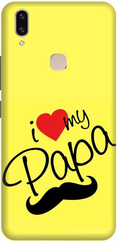 KARJUN Back Cover for Vivo V9 Pro  (Yellow, Hard Case, Pack of: 1)