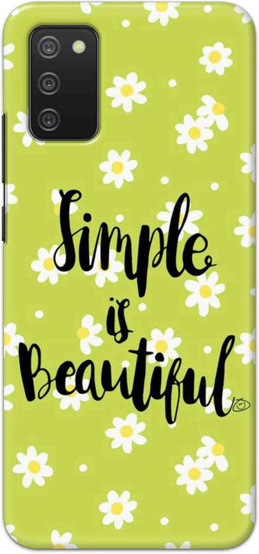 NDCOM Back Cover for Samsung Galaxy M02s  (Green, Hard Case, Pack of: 1)