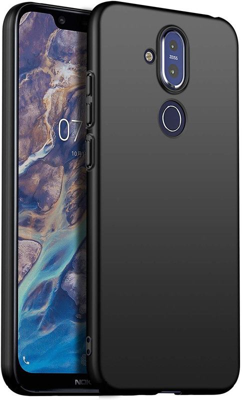 Value Back Cover for Nokia 8.1  (Black)