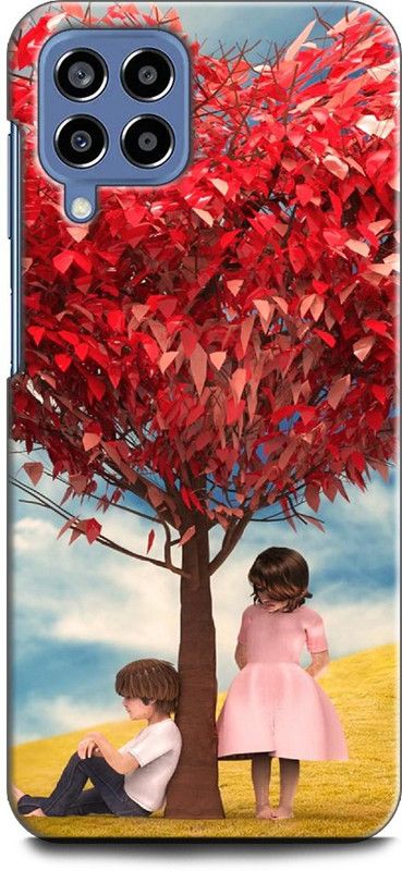 WallCraft Back Cover for SAMSUNG Galaxy M53 5G GIRL, BOY, RED LOVE TREE, HEART, KIDS, LOVE  (Multicolor, Dual Protection, Pack of: 1)