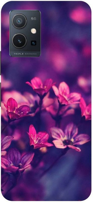 THE NARAYANA COLLECTIONS Back Cover for IQOO U5 5G-V2024A-FOOL,ROSES,GULAB,FLOWER  (Multicolor, Hard Case, Pack of: 1)