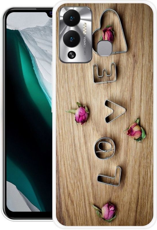 RJ14 (Online) Back Cover for Infinix HOT 12 Play  (Brown, Grip Case, Silicon)