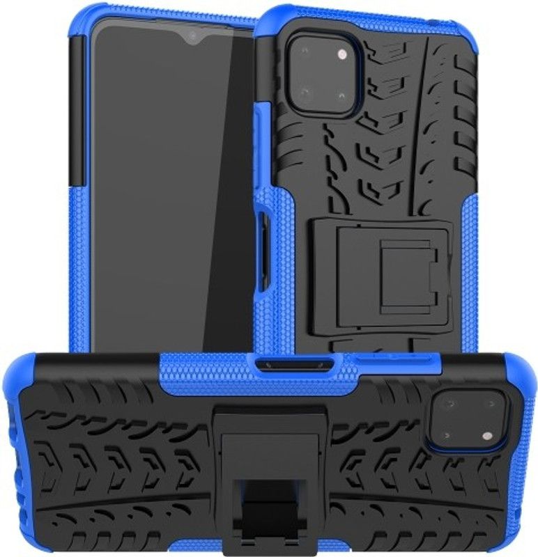 NewSelect Back Cover for Samsung Galaxy A22 5G  (Blue, Shock Proof, Pack of: 1)
