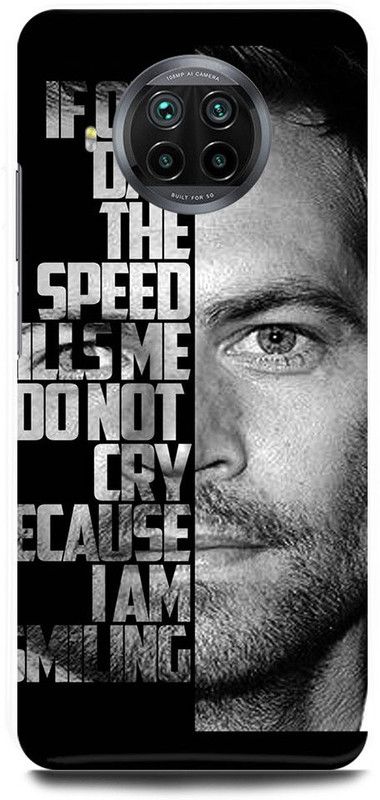 Ignite Back Cover for Xiaomi Mi 10T Lite, PAUL WALKER FAST& FURIOUS  (Multicolor, Hard Case, Pack of: 1)