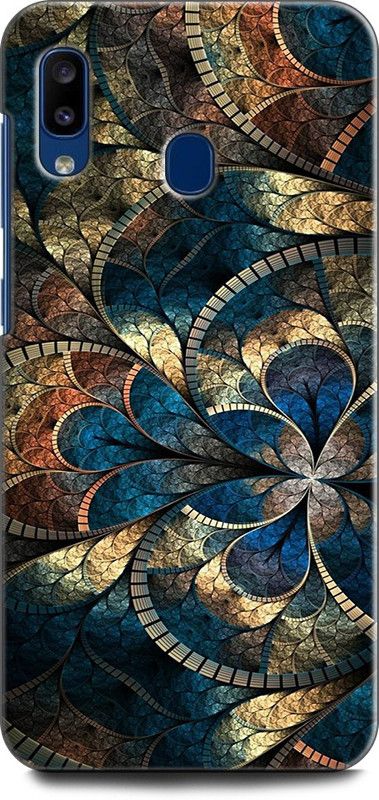 Afterglow Back Cover for SAMSUNG Galaxy A30 MANDALA, FLOWER, ABSTRACT, GEOMETRIC, DESIGN, GLITTER, PATTERN  (Multicolor, Shock Proof, Pack of: 1)