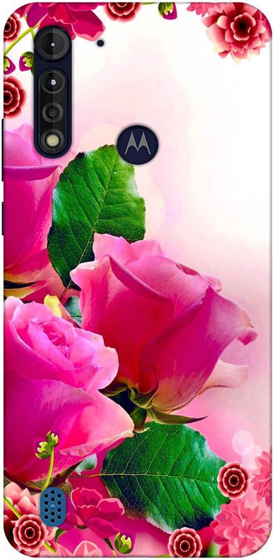 PINKLAND Back Cover for Motorola Moto G8 Power Lite  (Multicolor, Grip Case, Silicon)