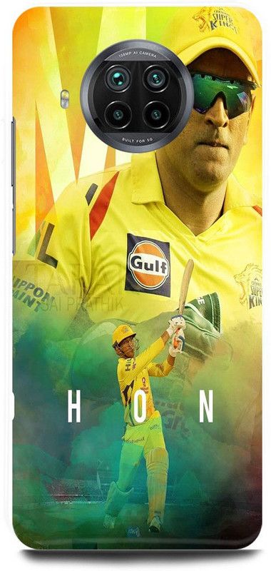 MP ARIES MOBILE COVER Back Cover for Mi 10i, M10iX08, MS DHONI MS DHONI 7 MAHENDRA SINGH DHONI INDIA CRICKET INDIA PLAYER  (Multicolor, Hard Case, Pack of: 1)